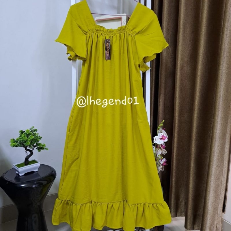 DASTER CRINKLE LAURA/LAURA DRES CRINKLE TERMURAH