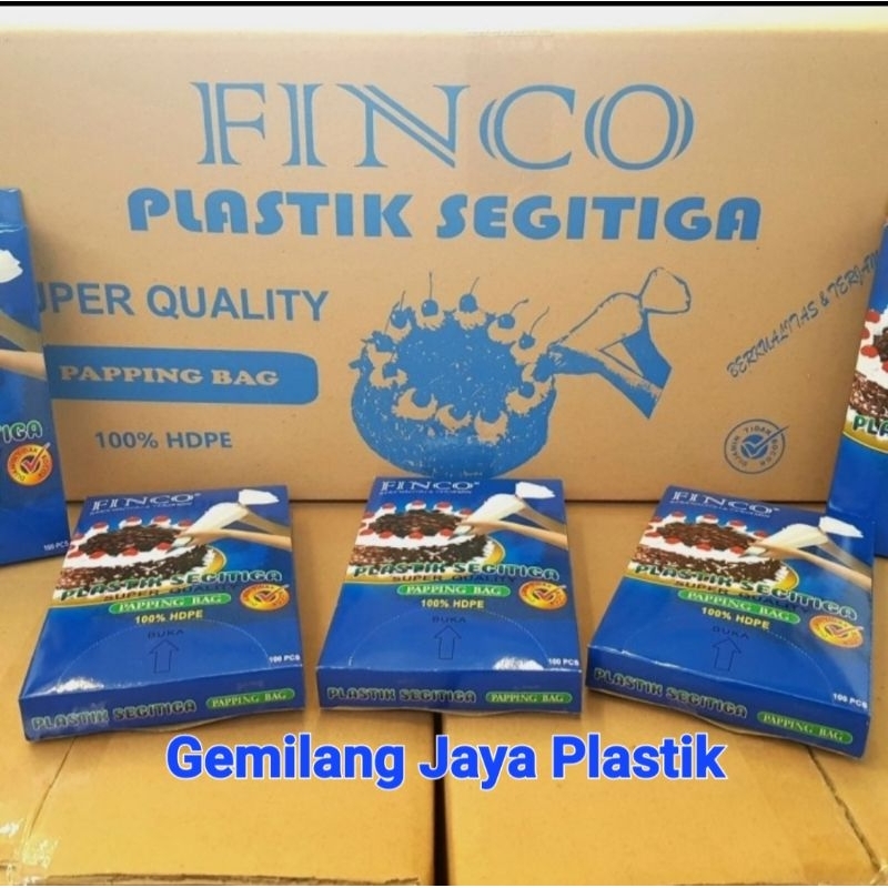 Plastik Segitiga Isi 100 Lembar/Piping Bag/Papping Bag/Icing Bag/Plastik Contong Penghias Murah