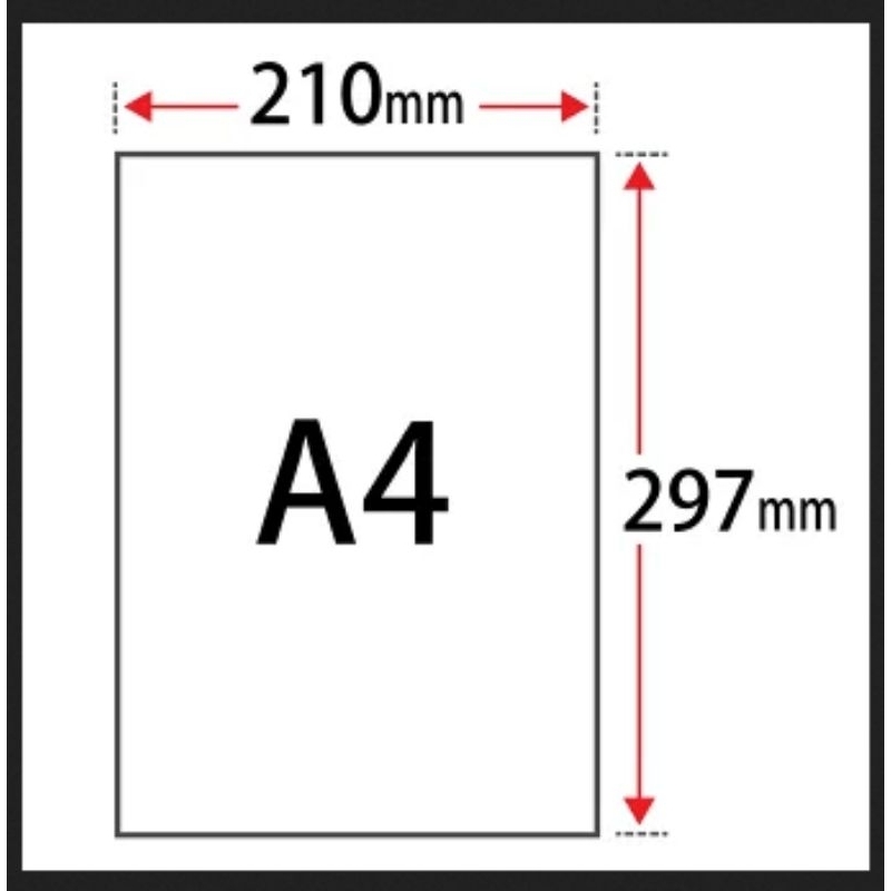 1RIM Kertas A4 70 atau 75 gsm HVS putih print fotocopy