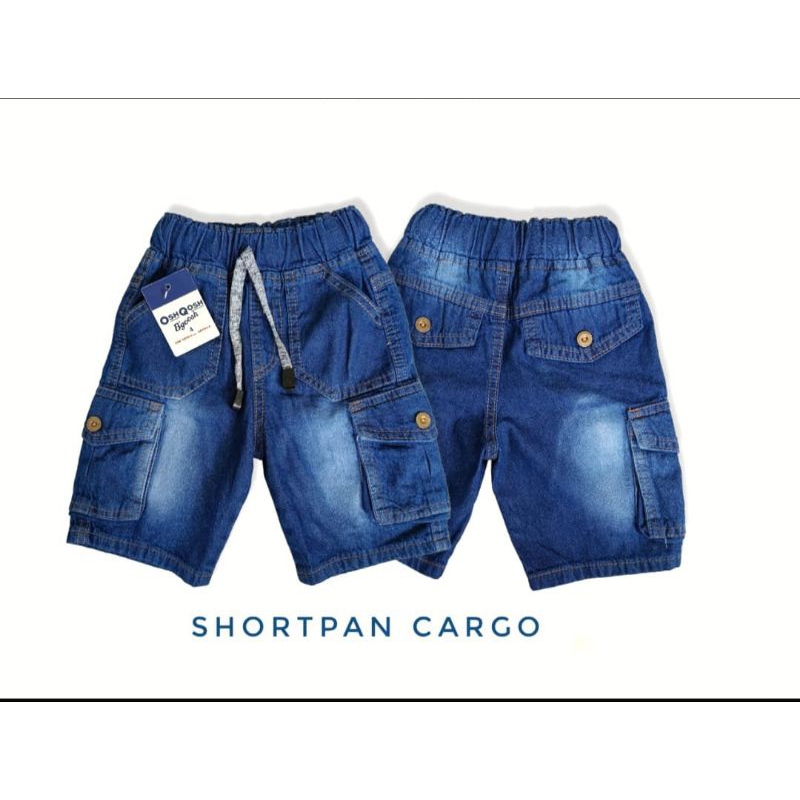 Jeans Anak Pendek Cargo 468 (1-5 Thn)