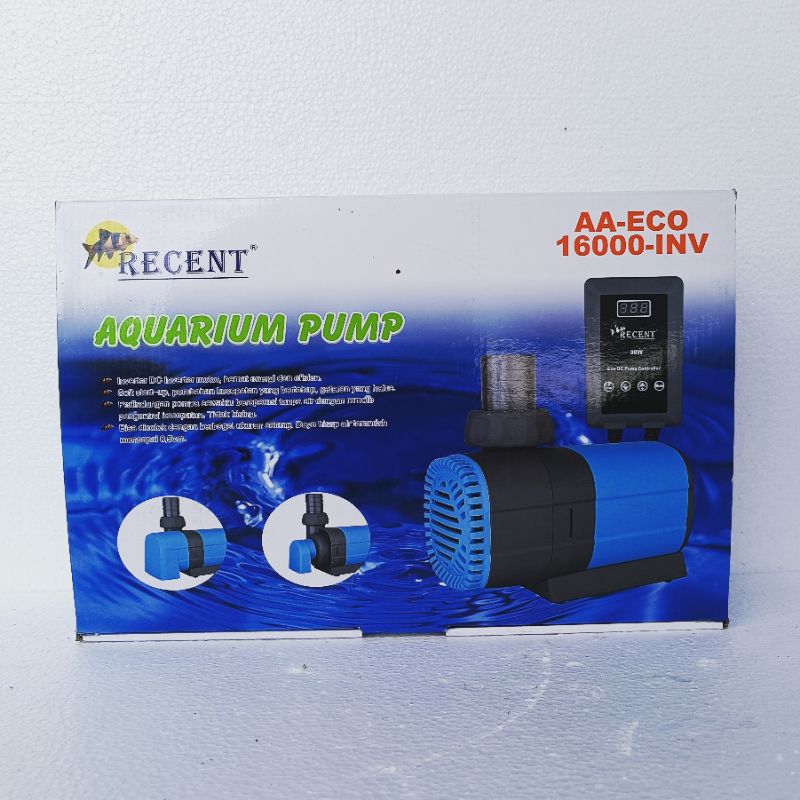 mesin pompa filter celup kolam RECENT AA ECO 16000 submersible low watt tombol touch screen