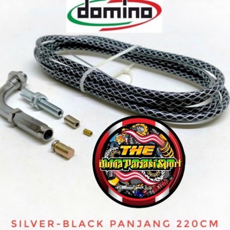 Kabel Gas Motor Domino Thailand Serat Panjang 220cm