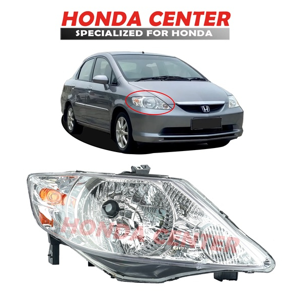 head lamp headlamp lampu depan city gd8 2003 2004 2005  2006 2007 2008