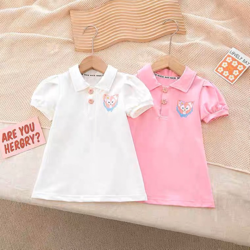 Polo Dress Anak import / Lina polo dress / polo dress anak import murah