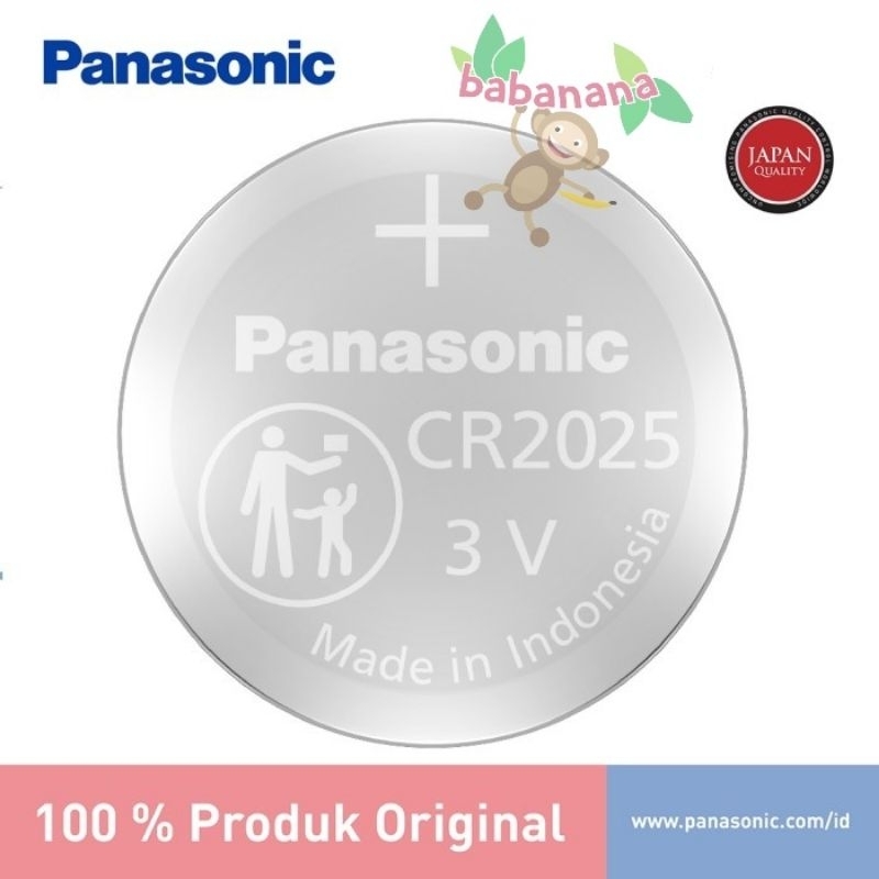 Baterai kancing Panasonic cmos CR2025 CR-2025 CR 2025 Baterry batere