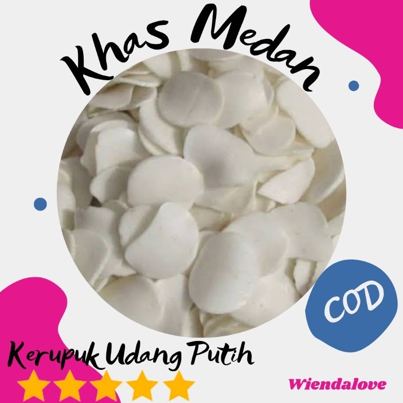 

kerupuk udang putih Medan COD by wiendalove