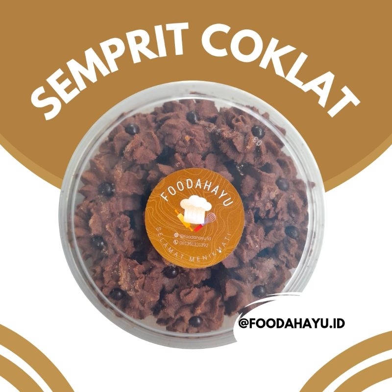 

kue kering Semprit coklat