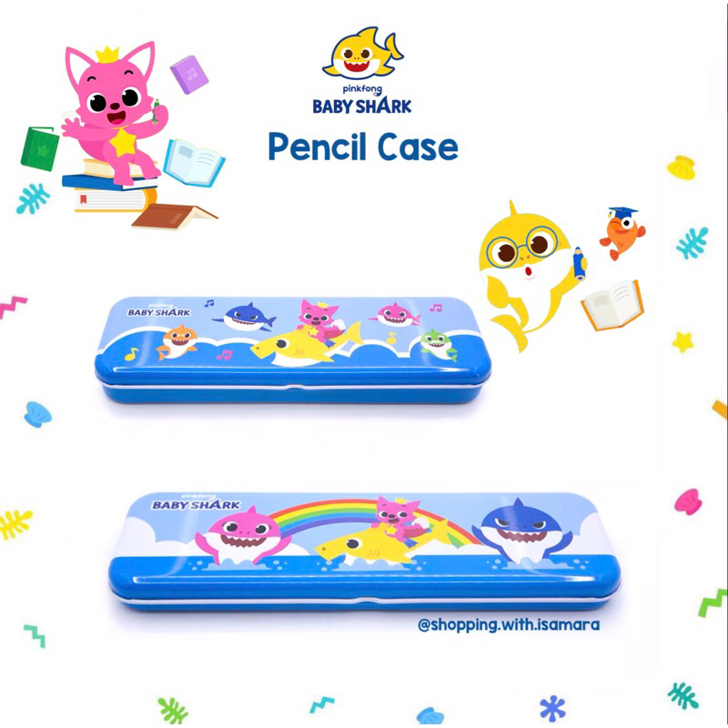 

Pinkfong Baby Shark Pencil Case / Tempat Pensil