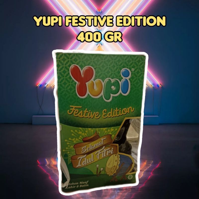 SPECIAL Yupi Festive Limited Edition 400 Gr berisi 14 Varian Yupi