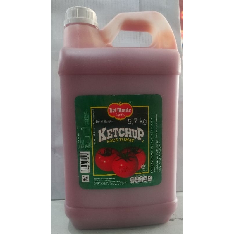 

delmonte saus tomat 5,7kg ( jerigen)