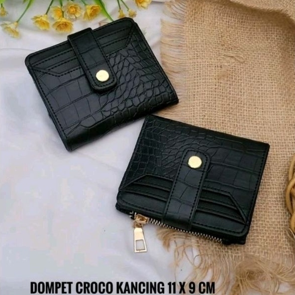 DOMPET WANITA VIERA Kulit PU Dompet Kartu Dompet Pendek