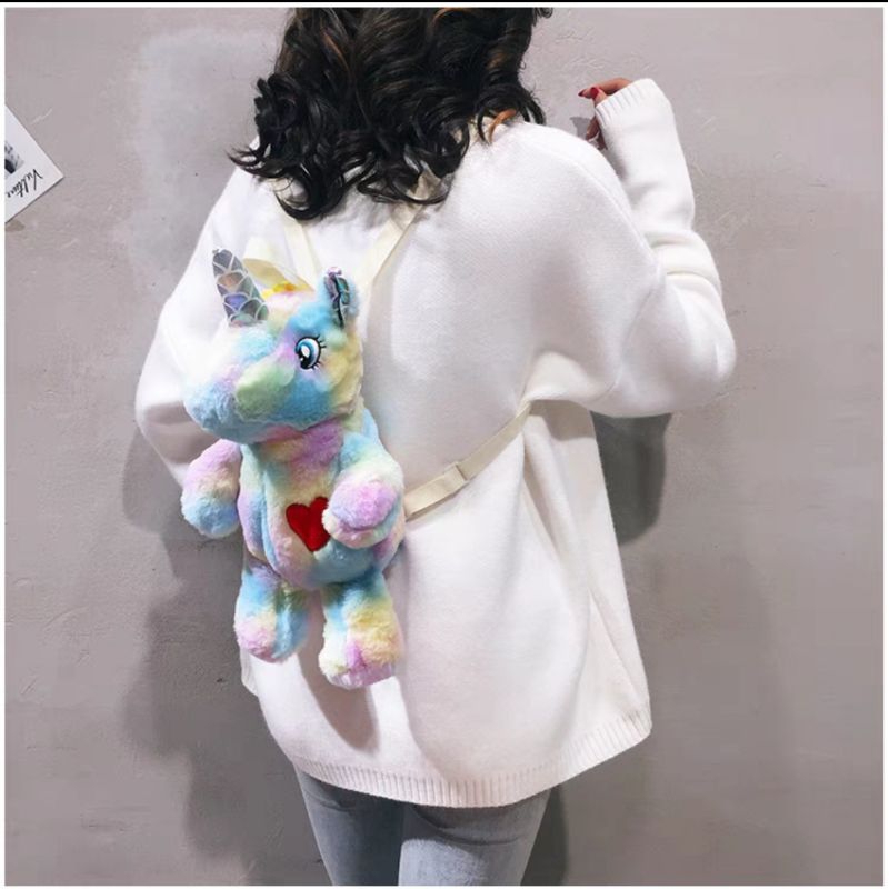 Tas Boneka Anak Model Unicorn Gaya Anak Sekolah Tas Cantik Anak Perempuan Exis &amp; Menarik