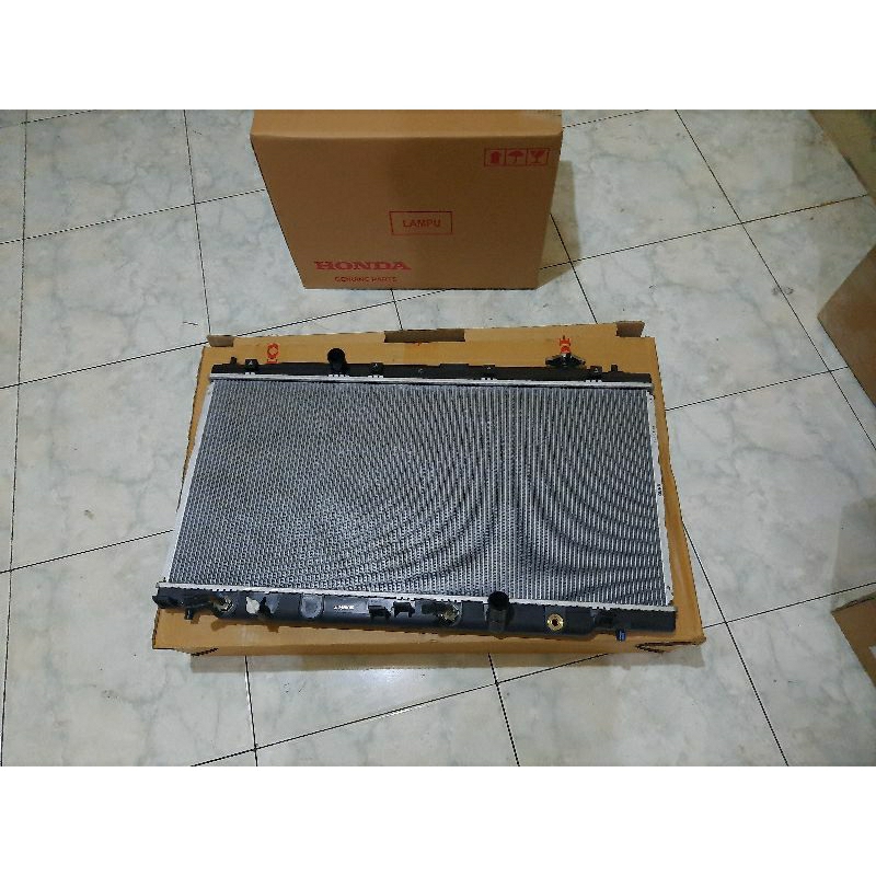 radiator assy honda brio cbu 1.3cc 2012 2013 metik matic manual ori