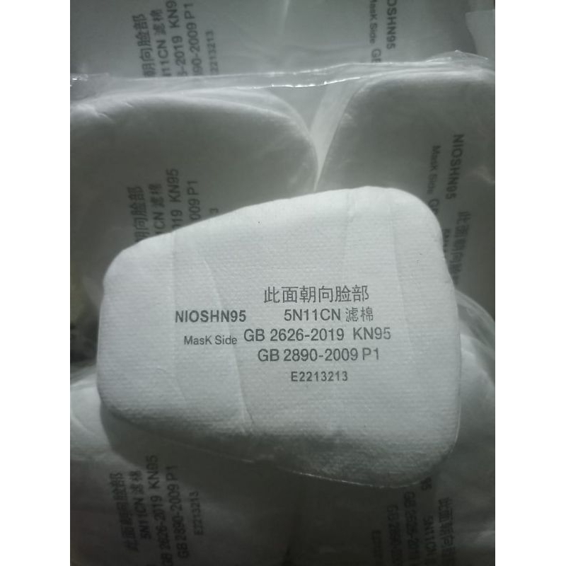 Filter Masker 3M 5N11 KN95 Refil filter 6200 6800 7502 Mask Cotton Cartidge Original 3701CN 6001CN