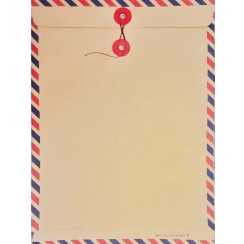 

Amplop Coklat Folio Tali Airmail 310 (50pcs)