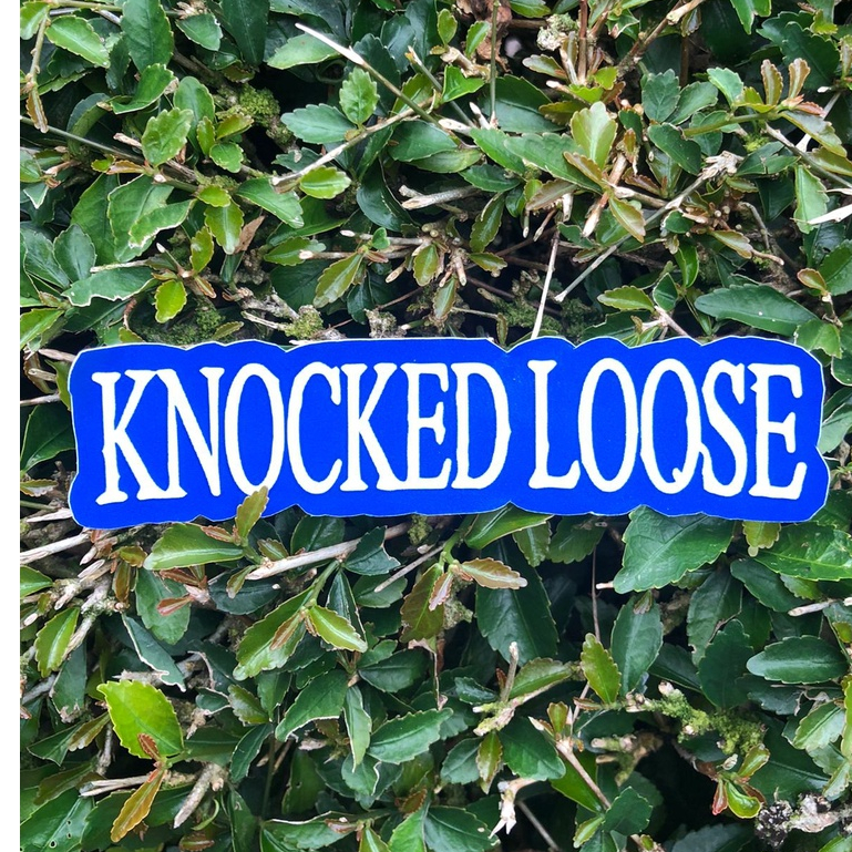 Sticker Band KNOCKED LOOSE Font (BOOTLEG)