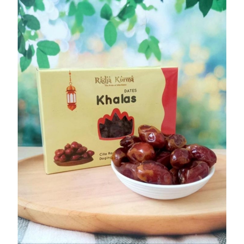 

kurma khalas radja kurma 500gr kemasan box