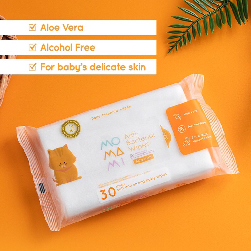 MOMAMI - SALINE WIPES 30S Rp39.000