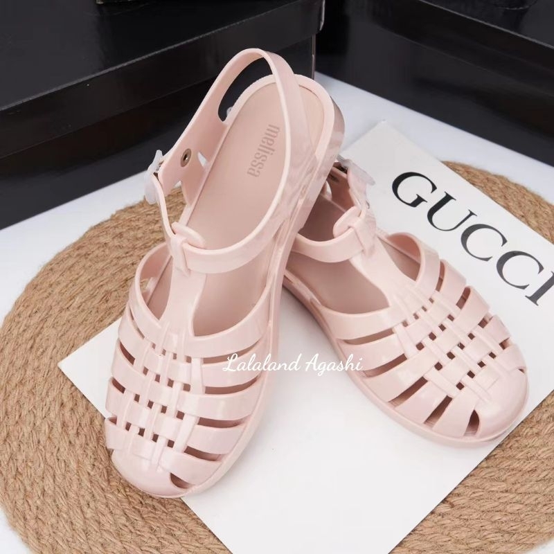 Sepatu sandal melissa possesion Pink glossy AD/sepatu jelly wanita/ sepatu melissa