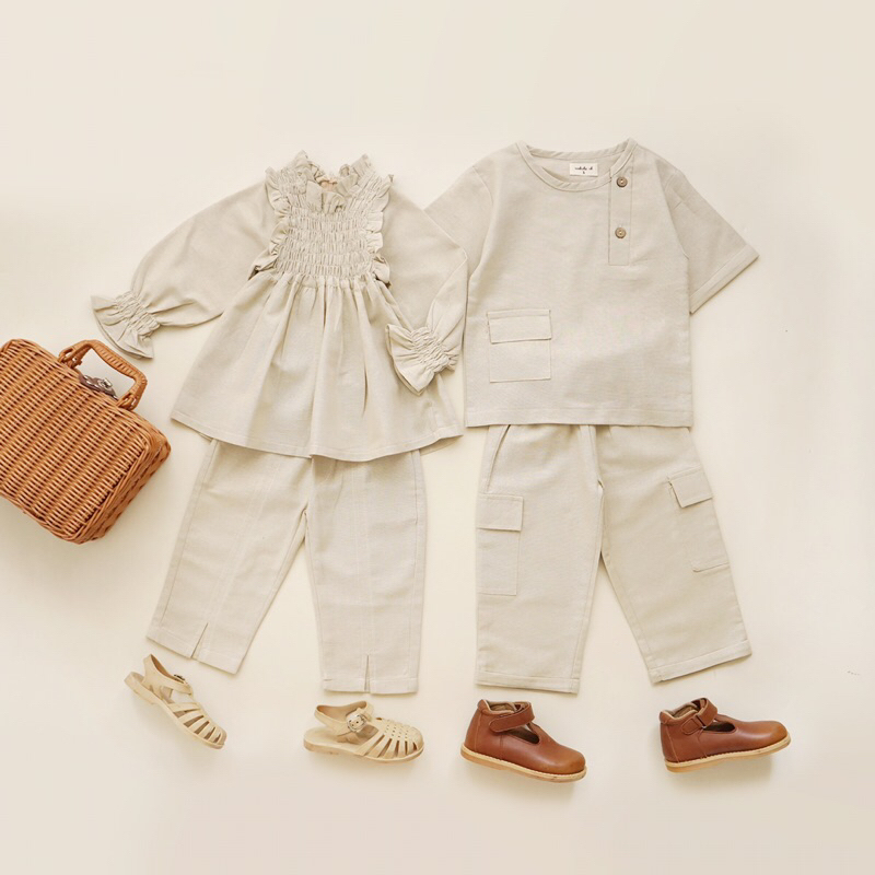 RACHIDKIDS / SETELAN COUPLE ANAK / MORGAN DAN JULIE SET