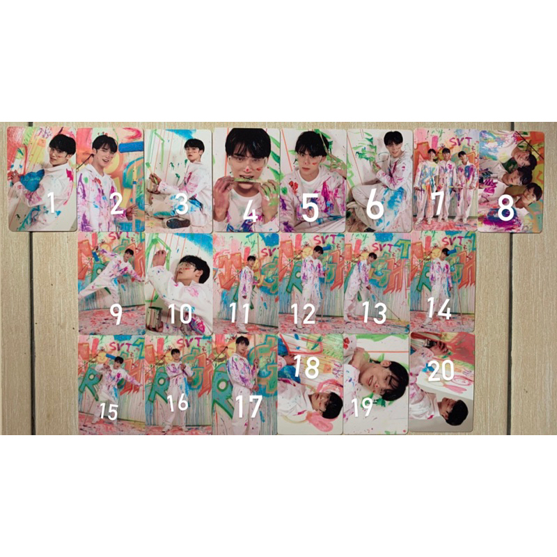 PC OFFICIAL mingyu face the sun carat ver.