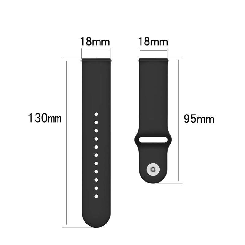 Strap Silicone Fossil Gen 5E 42mm Gen 6 42mm Tali Jam Tangan 18mm