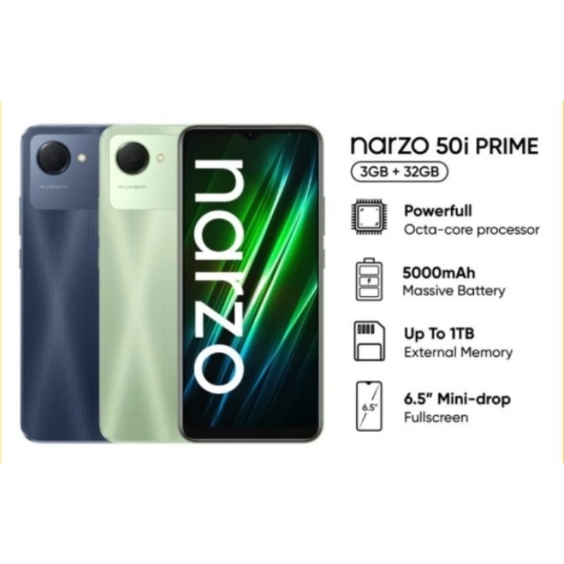 REALME NARZO 50i Prime 50 i Prime RAM 4/64 3/32 GB GARANSI RESMI REALME INDONESIA[