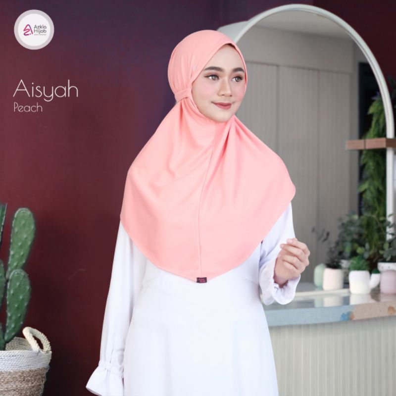 Azkia Hijab - Aisyah | Hijab bergo kaos adem nyaman