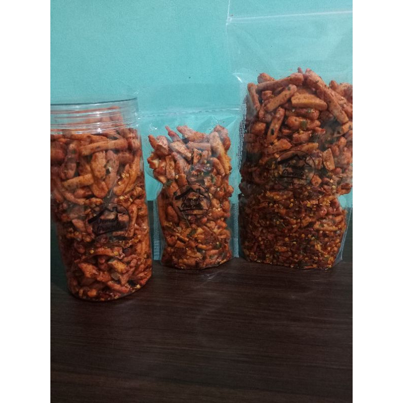 

Basreng pedas daun jeruk 500gram