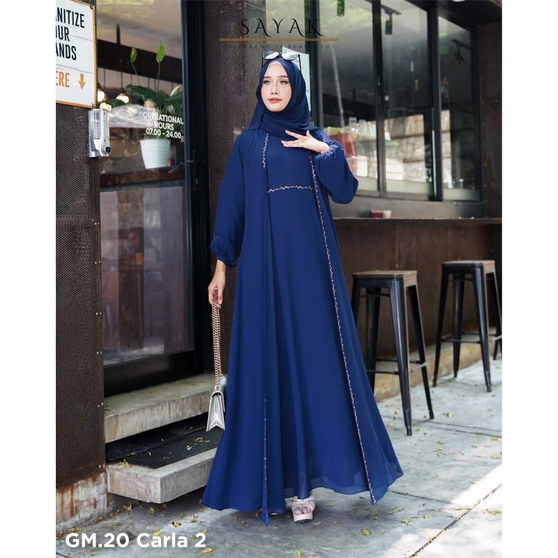 Gamis Luna Hijab By Sayak Gamis Carla 2