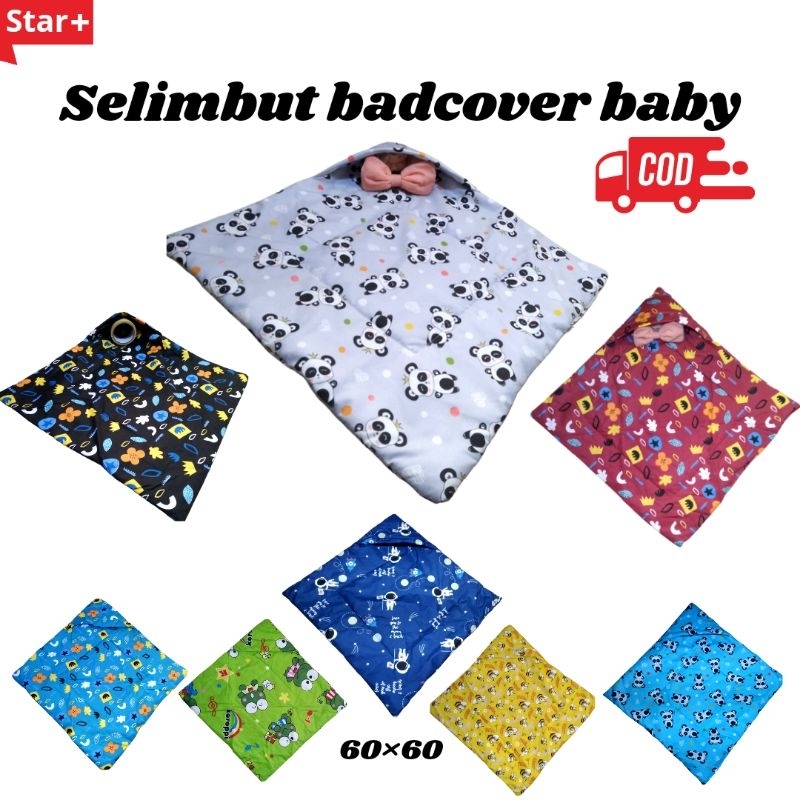 Selimbut baby / badcover baby / selimbut topi bayi / badcover topi bayi / selimbut multifungsi