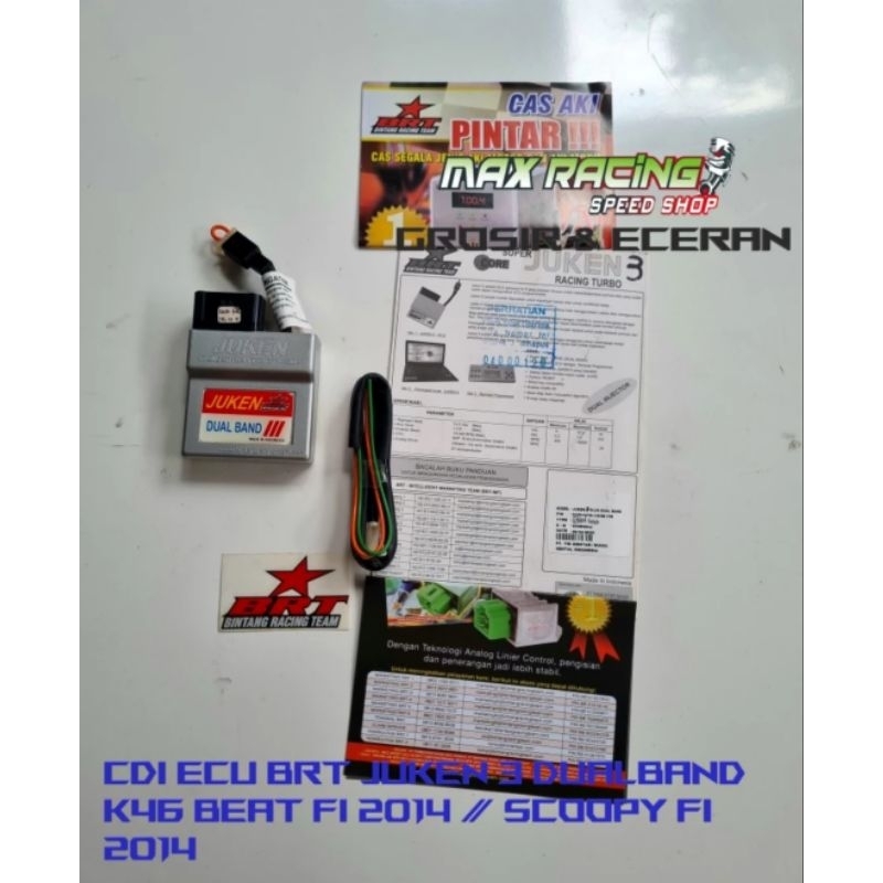 CDI ECU BRT Juken 3 Dualband Beat Fi Scoopy Fi K46
