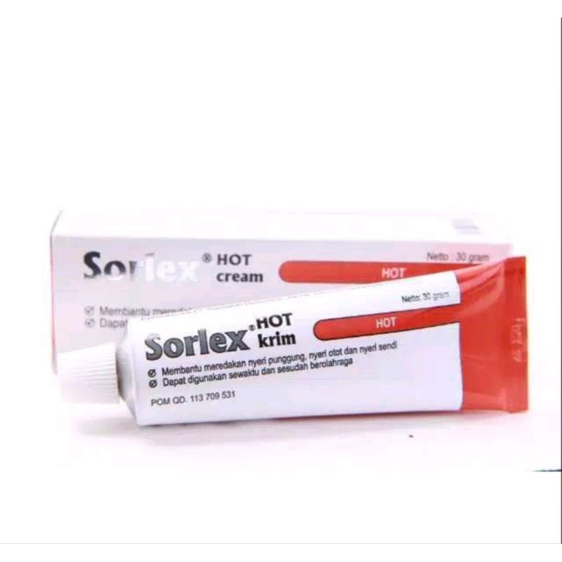 SORLEX 30 gr Krim nyeri Otot Panas Bergelombang