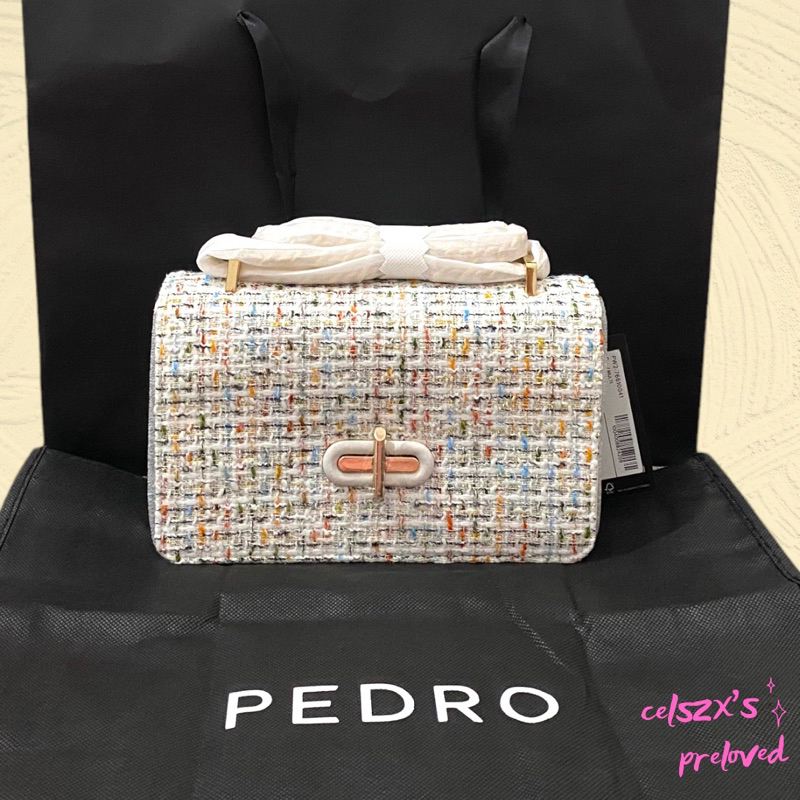 [BRAND NEW] Pedro Tweed Shoulder Bag Multi