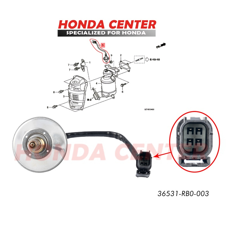 sensor oxygen sensor oksigen oxigen s1 02 air fuel ratio gas buang  honda jazz 2009 2010 2011 2012 2013 city 2009 2010 2011 2012 2013