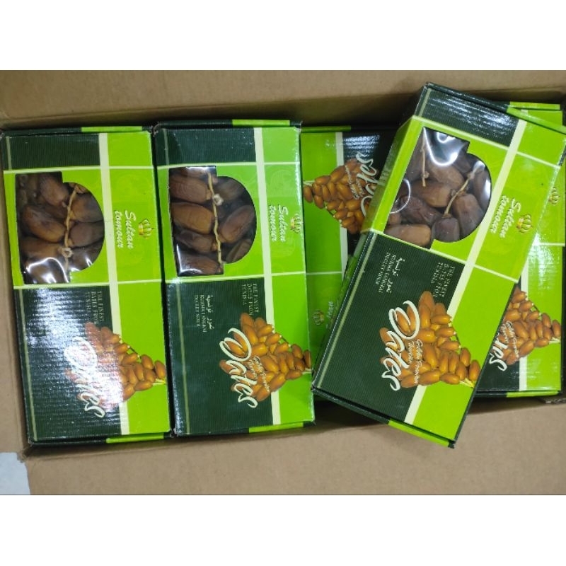 Kurma Tunisia Pakai Tangkai Premium Kemasan 12 pak