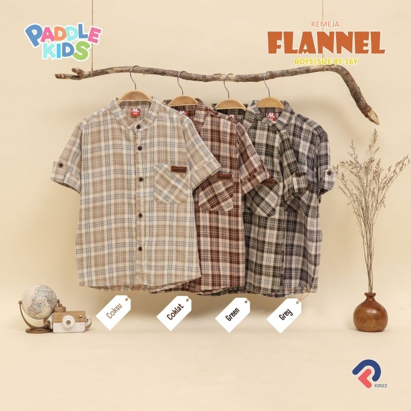 Kemeja Anak Lengan Pendek 8_16