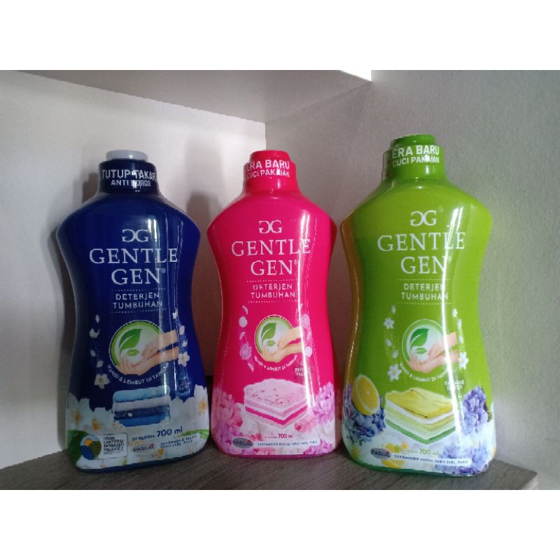Deterjen cair Gentle gent 700ml / Detergen Tumbuhan