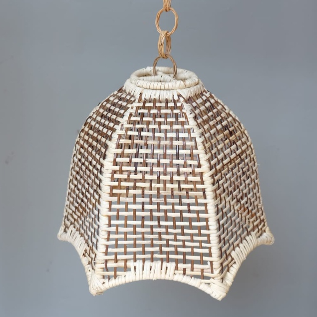 Lampion gantung - lampu gantung anyaman - kerajinan lampu