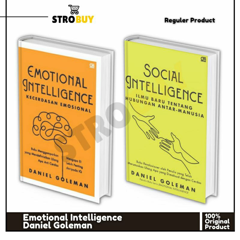 Buku Emotional Intelligence & Social Intelligence by Daniel Goleman