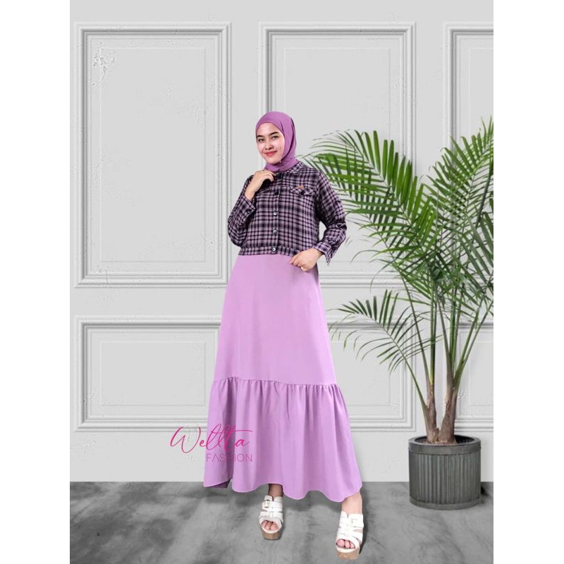 ONE SET LEXY BLAZER CROP TOP ORIGINAL BY WELTA FASHION/blazer cop/COD/GAMIS ITYCREP/GAMIS ONE SET/GAMIS BLEZER KOTAK/GAMIS INNER TANPA LENGAN HITAM