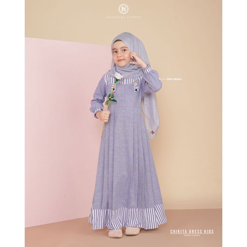 Chikita Dress Kids Nadheera Gamis Anak Nadheera
