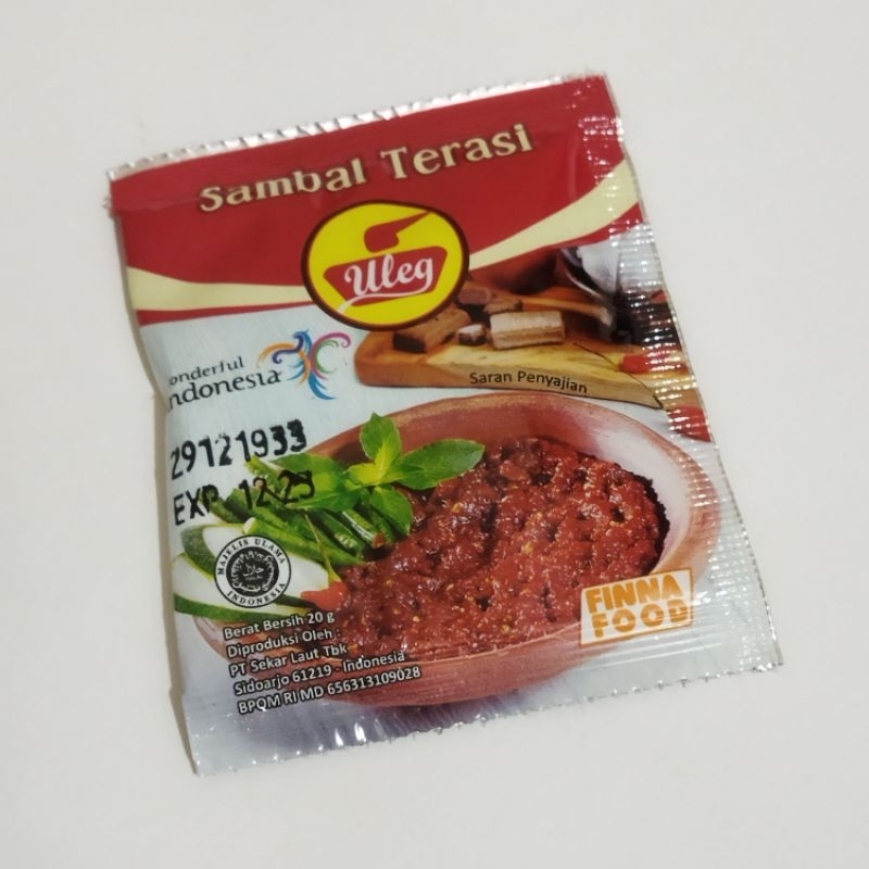 

Sambal Terasi Uleg 20gr / 1Pcs