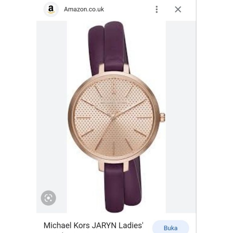 jam tangan wanita  MK double strap ungu MK 2576