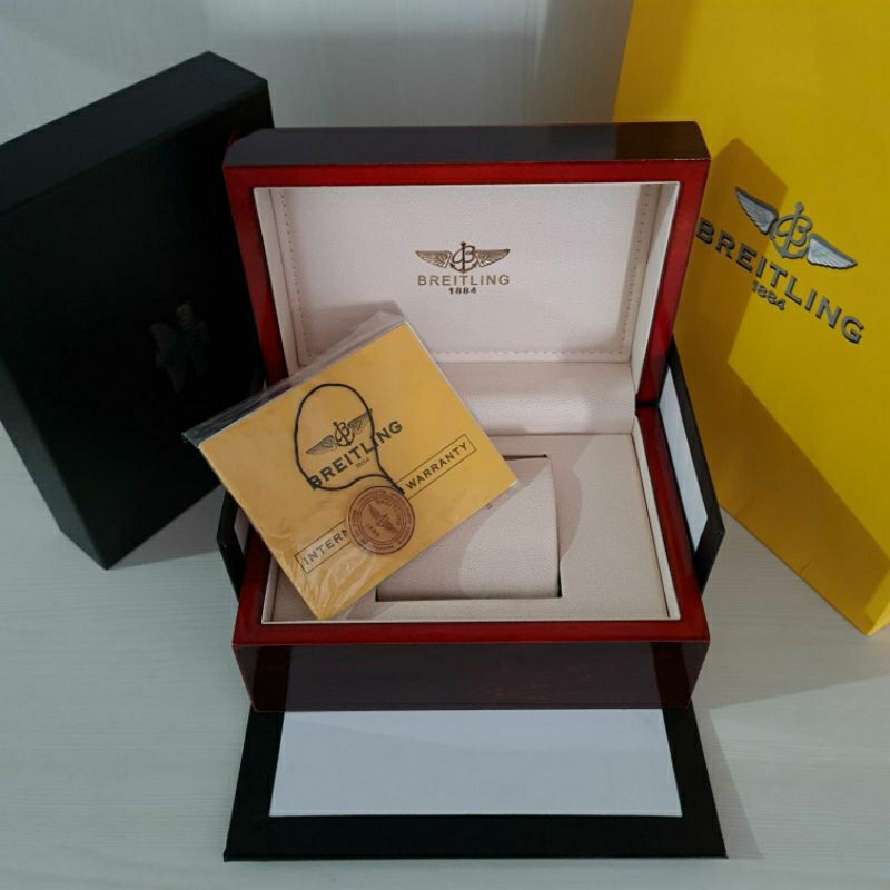 Kotak box jam tangan merk BREITLING model Original fullset