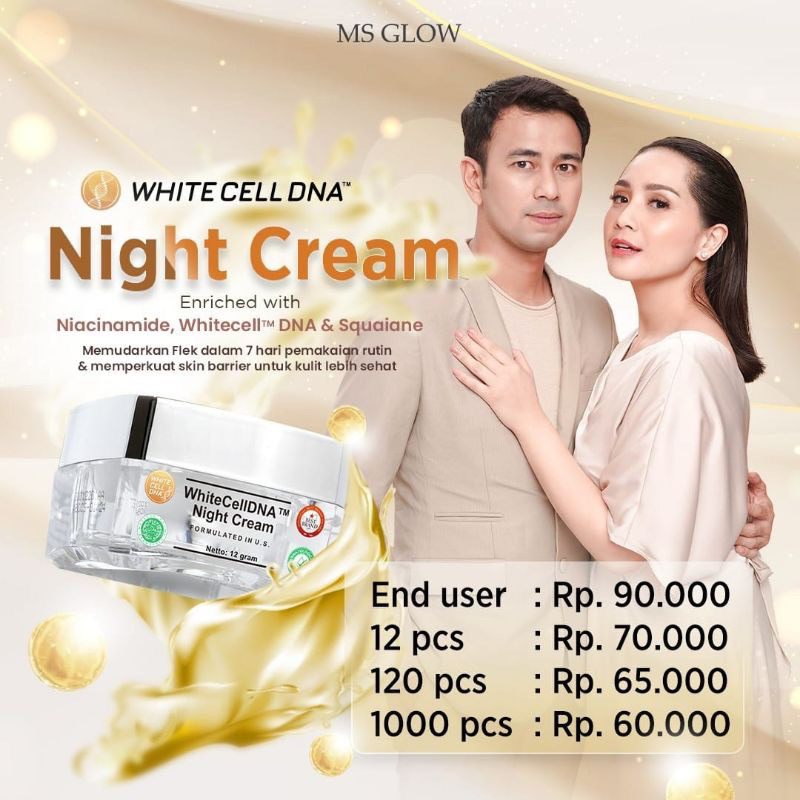 MS GLOW WHITENING CELL DNA NIGHT CREAM