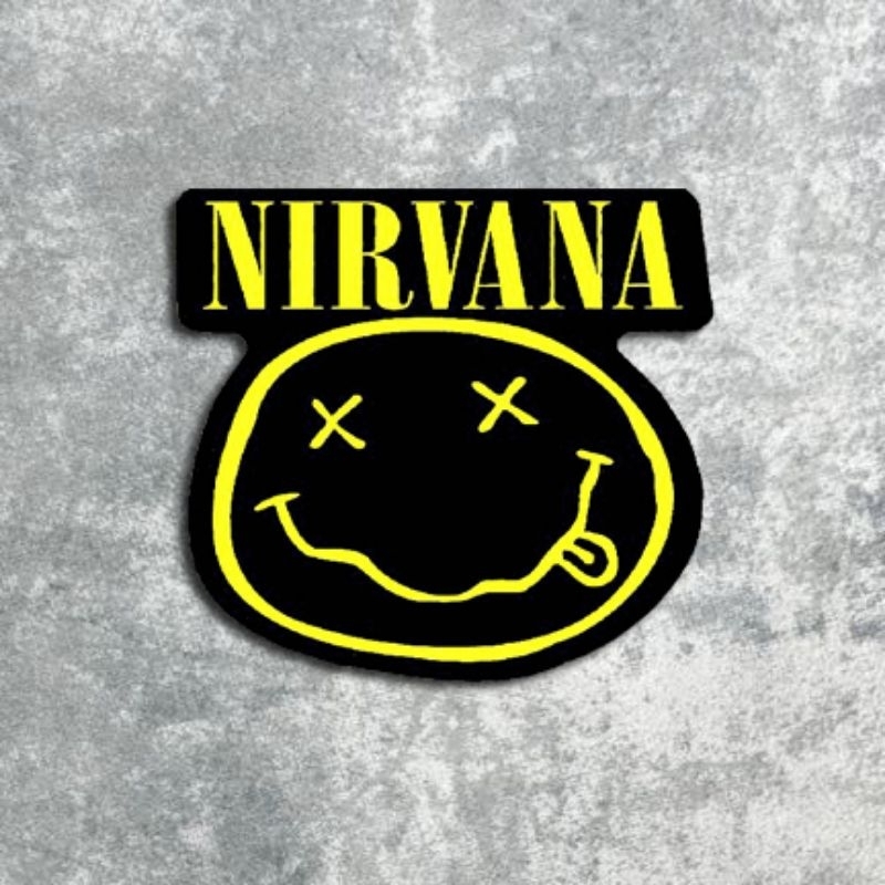 Poster Hiasan Dinding Logo Smile Nirvana