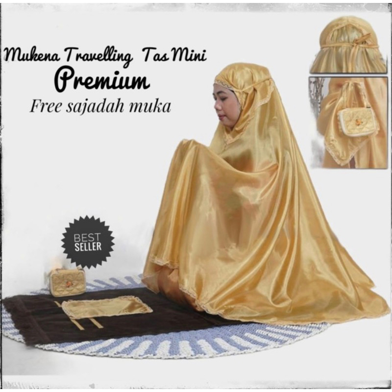 Mukena Traveling Parasut Abutai Premium