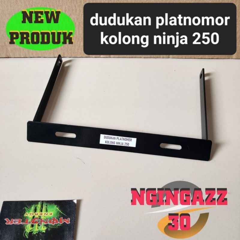 dudukan platnomer plat nomer model kolong ninja 250FI Z250