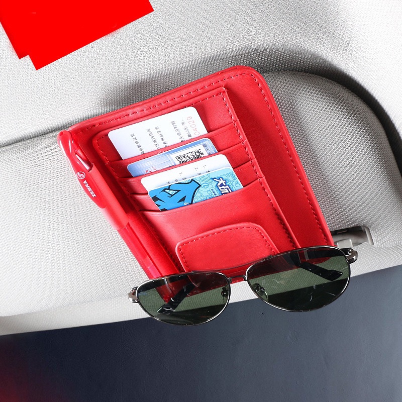 Tempat Kartu Mobil/ Universal Sun Visor organizer Car CD Kacamata Gantung Kotak Tisu Mobil